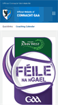 Mobile Screenshot of connachtgaa.ie